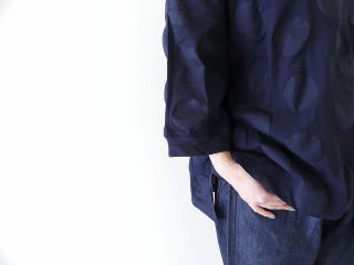 NARU 綿麻シーチング塩縮ドットワイドTの商品画像24