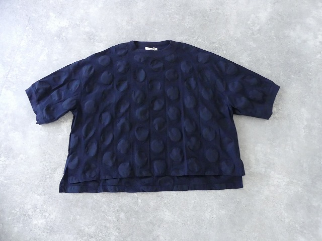 NARU 綿麻シーチング塩縮ドットワイドTの商品画像7