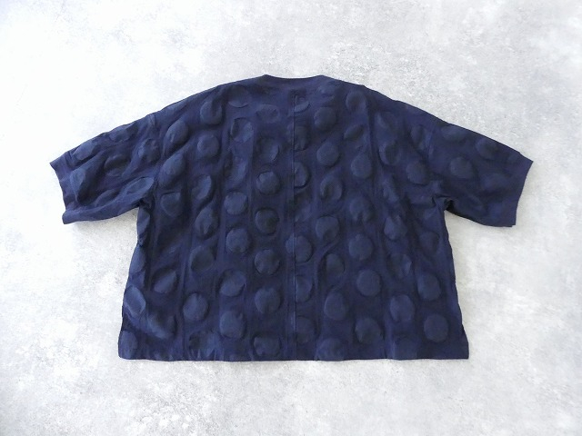 NARU 綿麻シーチング塩縮ドットワイドTの商品画像8