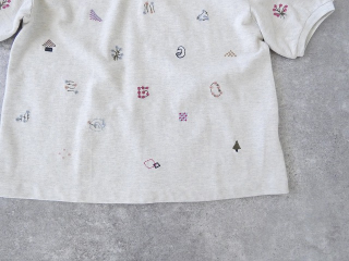 l’atelier du savon(アトリエドゥサボン) まるさんかくしかく刺繍ポロプルオーバーの商品画像29