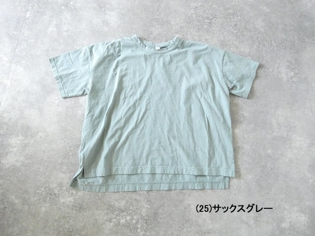 prit(プリット) リサイクルムラ糸天竺5分袖ワイドTシャツの商品画像10
