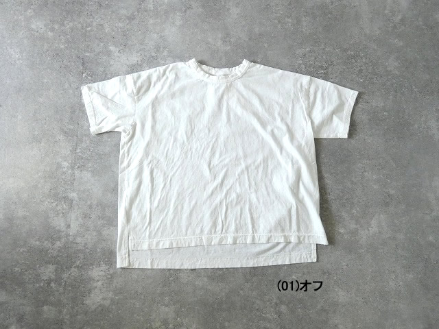 prit(プリット) リサイクルムラ糸天竺5分袖ワイドTシャツの商品画像12