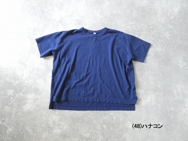 prit(プリット) リサイクルムラ糸天竺5分袖ワイドTシャツの商品画像14