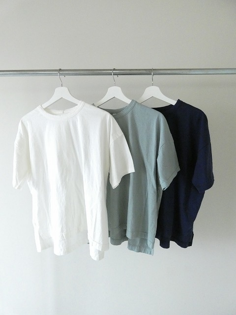 prit(プリット) リサイクルムラ糸天竺5分袖ワイドTシャツの商品画像3