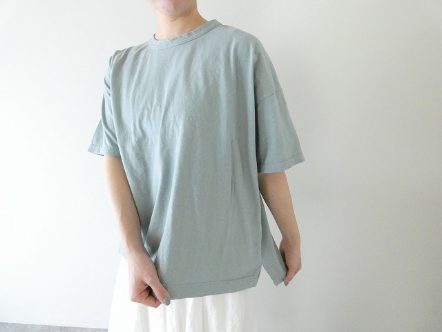 prit(プリット) リサイクルムラ糸天竺5分袖ワイドTシャツの商品画像6