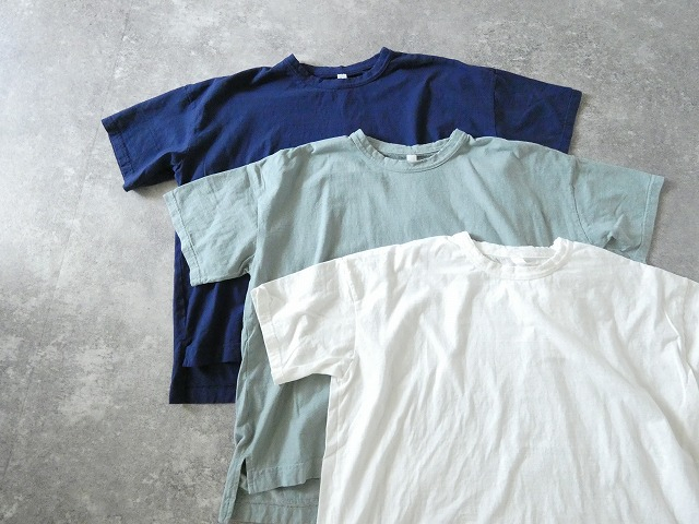 prit(プリット) リサイクルムラ糸天竺5分袖ワイドTシャツの商品画像9