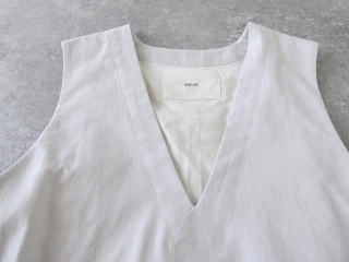 MidiUmi(ミディウミ) コットンリネンVネックベストの商品画像26