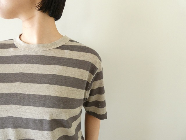 maomade(マオメイド) ベルギーリネンしましまTEEの商品画像6