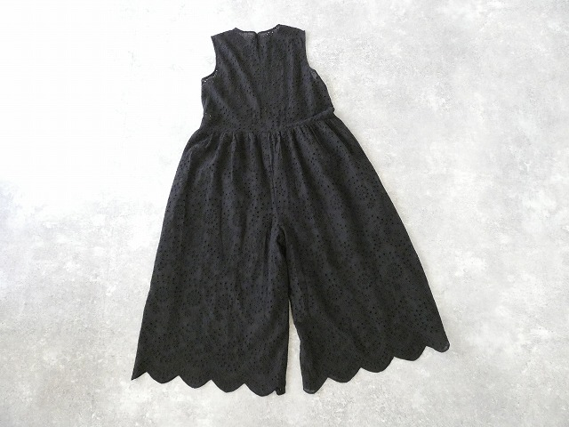 maomade(マオメイド) ペイズリーカットワークレース ギャザーたっぷりワイドパンツオールインワンの商品画像12