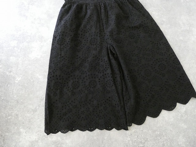 maomade(マオメイド) ペイズリーカットワークレース ギャザーたっぷりワイドパンツオールインワンの商品画像13