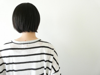 maomade(マオメイド) 旅先で見つけたよ!リネンボーダーシリーズ 7分袖Tの商品画像24