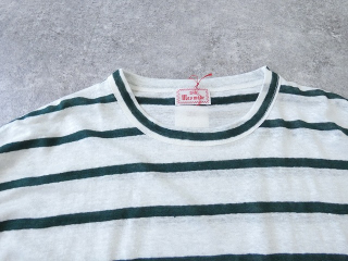 maomade(マオメイド) 旅先で見つけたよ!リネンボーダーシリーズ 7分袖Tの商品画像33