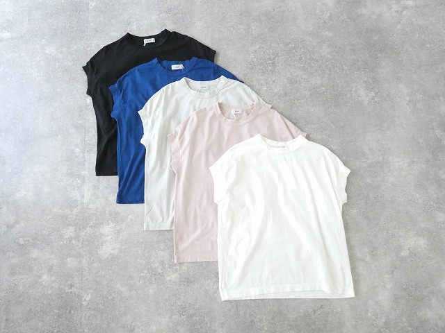 RINEN(リネン) スーピマ天竺フレンチスリーブTの商品画像3