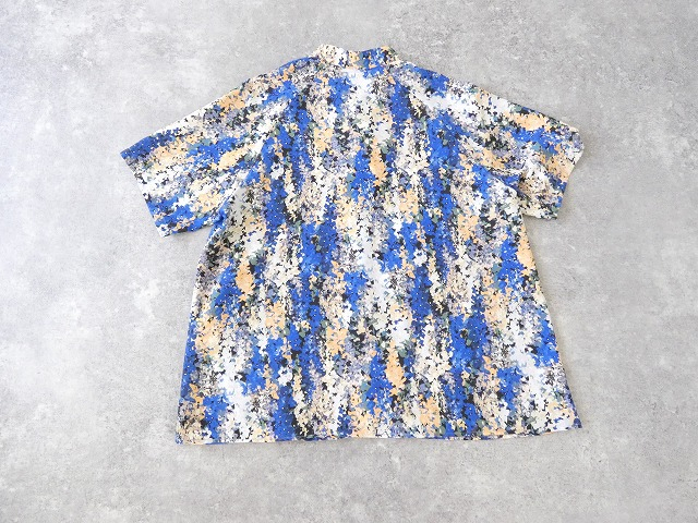 NOMBRE IMPAIR(ノンブルアンペール) インクジェットフラワー　スタンドネックブラウスの商品画像9