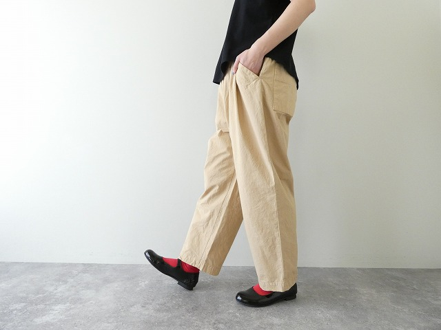 Hands　of　creation(ハンズオブクリエイション) compact weather vintageイージーセミワイドパンツの商品画像5