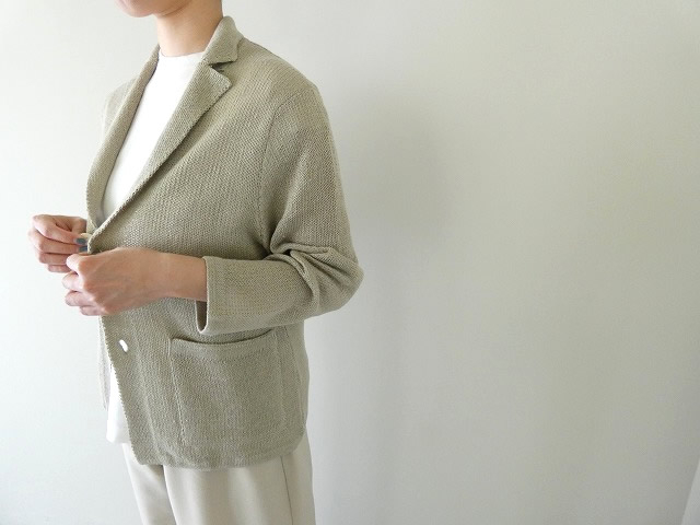 GALERIE VIE(ギャルリーヴィー) リネンインレー ピークドラペルジャケットの商品画像5