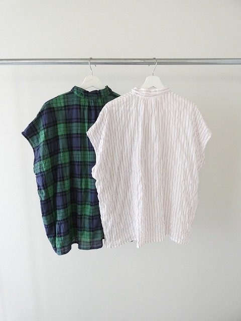 NATURAL LAUNDRY(ナチュラルランドリー) 先染めシャーリングロングシャツの商品画像12
