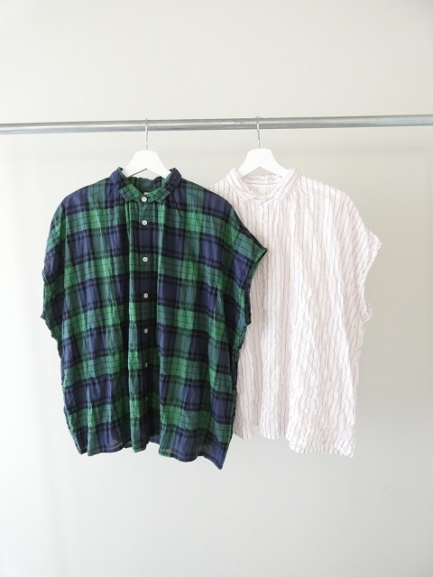 NATURAL LAUNDRY(ナチュラルランドリー) 先染めシャーリングロングシャツの商品画像2
