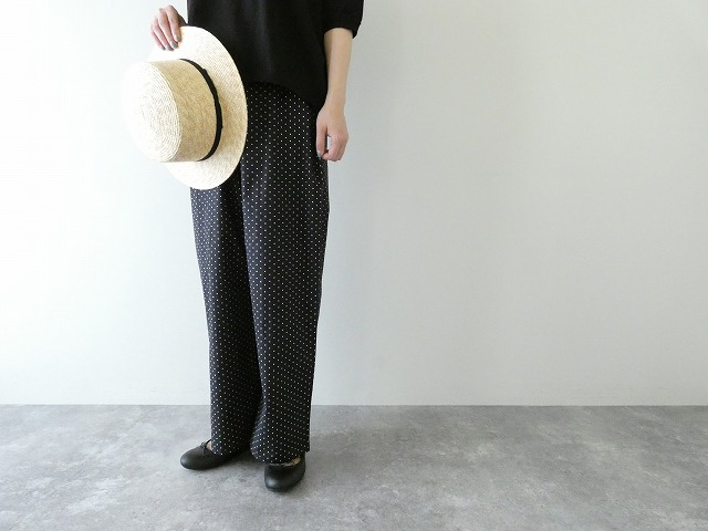 Pont de Chalons(ポンデシャロン) コットンドットドロストパンツの商品画像3