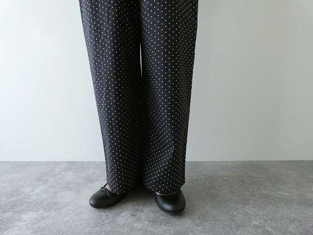 Pont de Chalons(ポンデシャロン) コットンドットドロストパンツの商品画像4