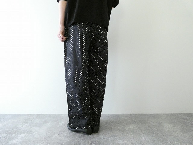 Pont de Chalons(ポンデシャロン) コットンドットドロストパンツの商品画像8
