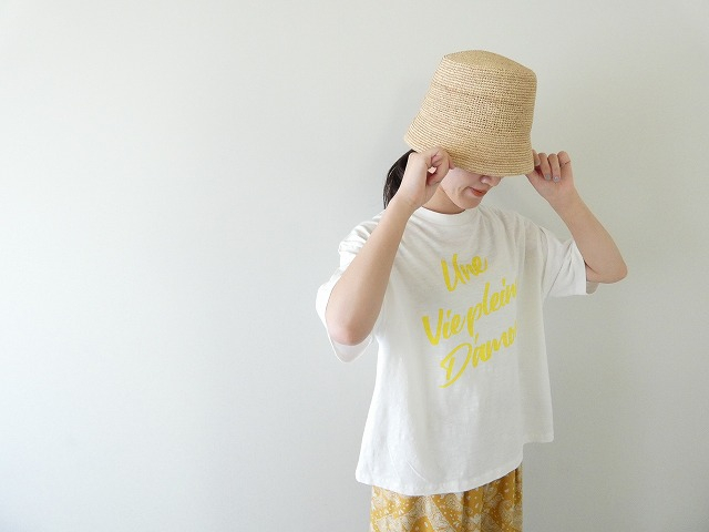 SOUFFLE クルーネック半袖スラブTシャツの商品画像1