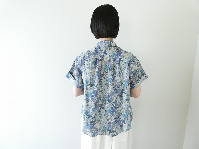 sosotto(ソソット) リネンLIBERTY袖折り返し半袖ブラウスの商品画像9