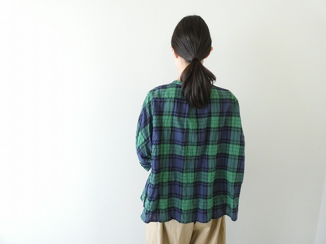 NATURAL LAUNDRY(ナチュラルランドリー) 先染めシャーリンググランドスケープシャツの商品画像10