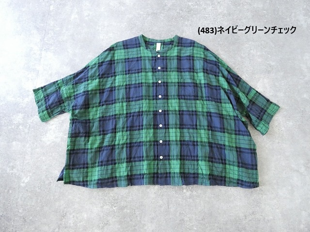 NATURAL LAUNDRY(ナチュラルランドリー) 先染めシャーリンググランドスケープシャツの商品画像12