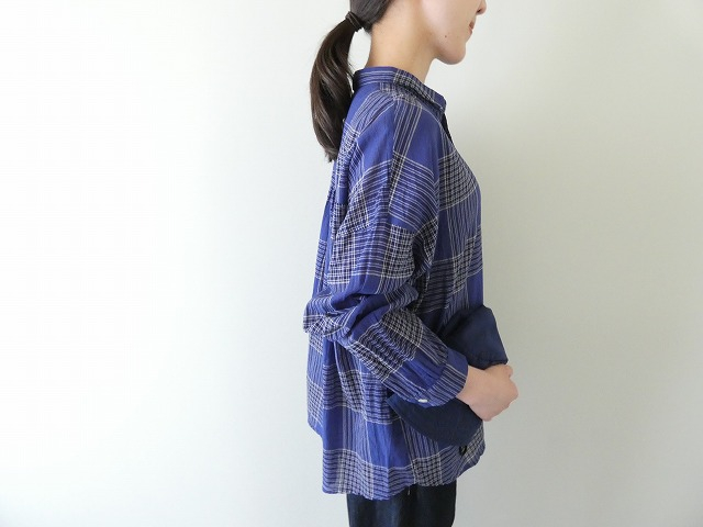 NATURAL LAUNDRY(ナチュラルランドリー) 先染めツイストドルマンシャツの商品画像7
