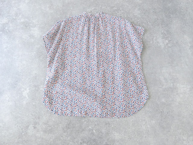 NATURAL LAUNDRY(ナチュラルランドリー) リネン小花スタンドフレンチシャツの商品画像12