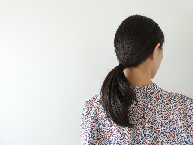 NATURAL LAUNDRY(ナチュラルランドリー) リネン小花スタンドフレンチシャツの商品画像6