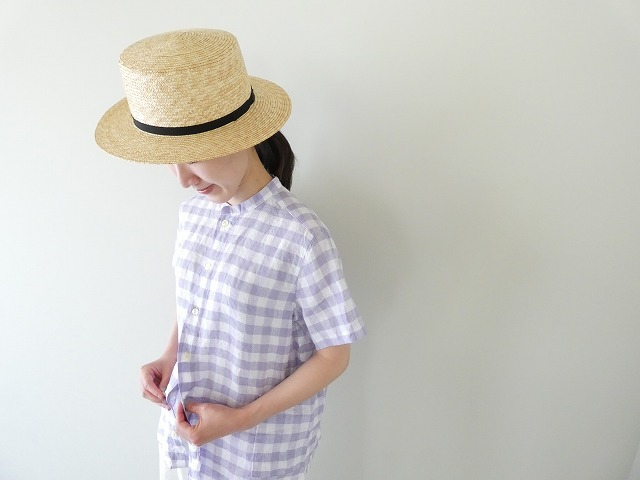 NATURAL LAUNDRY(ナチュラルランドリー) 先染めリネンファーマーシャツの商品画像1
