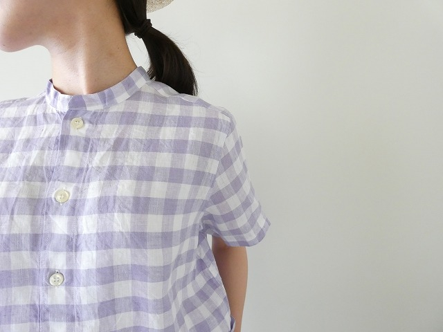 NATURAL LAUNDRY(ナチュラルランドリー) 先染めリネンファーマーシャツの商品画像6