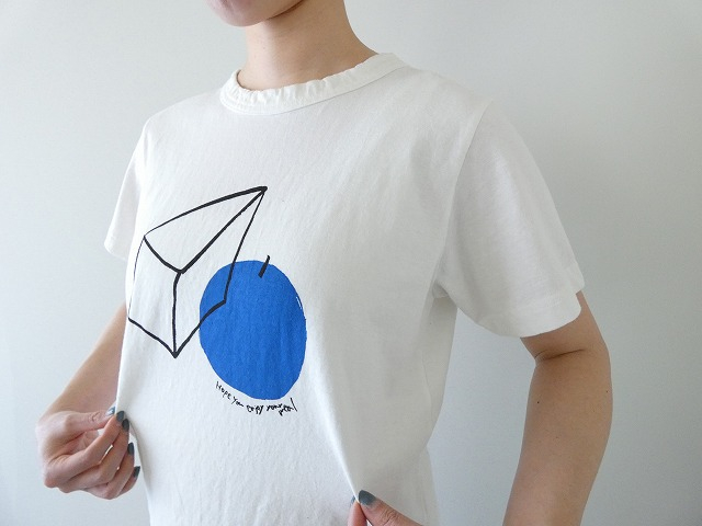 grin(グリン) マナプール天竺チーズと果物プリントTの商品画像1