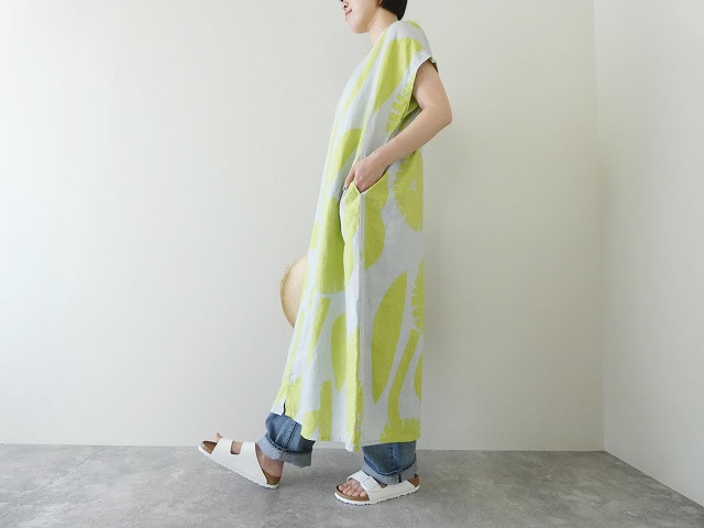 grin(グリン) リネンシルエットプリントワンピースの商品画像11