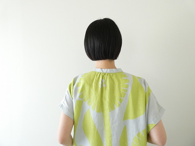 grin(グリン) リネンシルエットプリントワンピースの商品画像9
