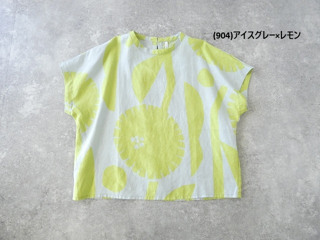 grin(グリン) リネンシルエットプリントプルオーバーの商品画像11