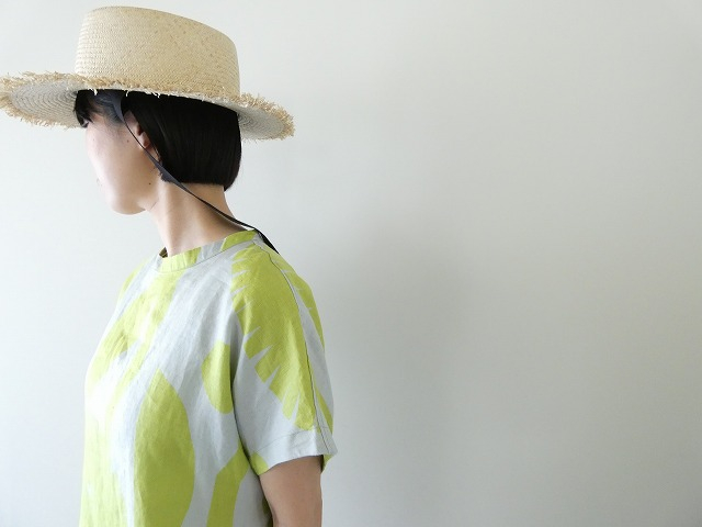 grin(グリン) リネンシルエットプリントプルオーバーの商品画像4