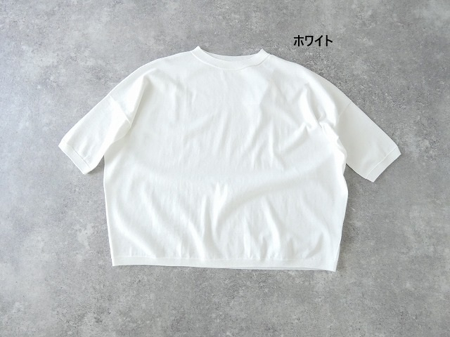 LinenYa(リネンヤ) ボートネック5分袖ニットの商品画像10
