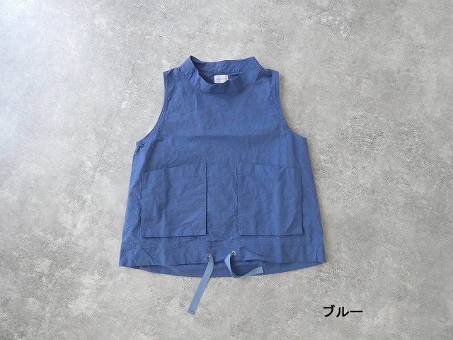 Blue Lake Market(ブルーレイクマーケット) サニードライ綾ダンプボトルネックベストの商品画像11