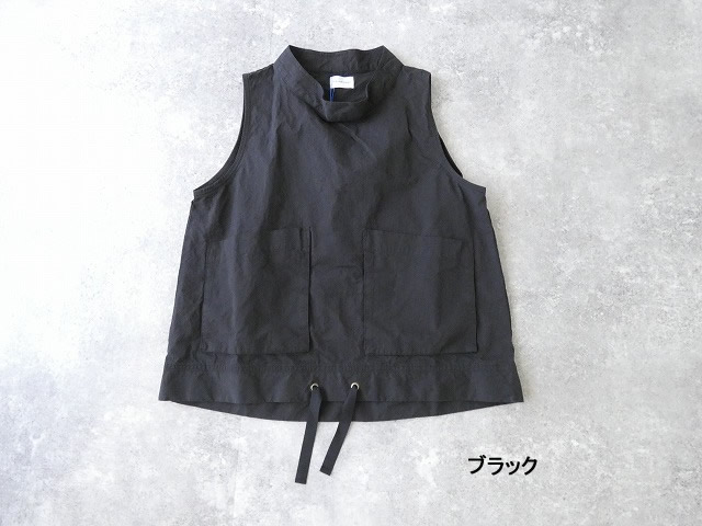 Blue Lake Market(ブルーレイクマーケット) サニードライ綾ダンプボトルネックベストの商品画像9