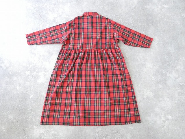 SPACE MOOオリジナル(スペースムウオリジナル) SARAHWEAR 別注Rachel cotton check 切替ギャザーワンピースの商品画像11