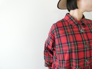 SPACE MOOオリジナル(スペースムウオリジナル) SARAHWEAR 別注Rachel cotton check 切替ギャザーワンピースの商品画像21