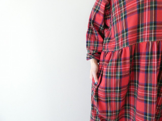 SPACE MOOオリジナル(スペースムウオリジナル) SARAHWEAR 別注Rachel cotton check 切替ギャザーワンピースの商品画像22