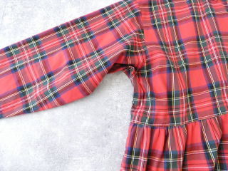 SPACE MOOオリジナル(スペースムウオリジナル) SARAHWEAR 別注Rachel cotton check 切替ギャザーワンピースの商品画像31