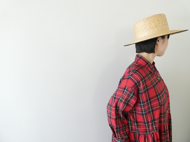 SPACE MOOオリジナル(スペースムウオリジナル) SARAHWEAR 別注Rachel cotton check 切替ギャザーワンピースの商品画像6