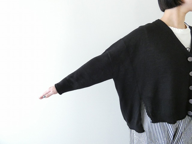 maomade(マオメイド) 変形リネンUVカットVネックカーディガンの商品画像6