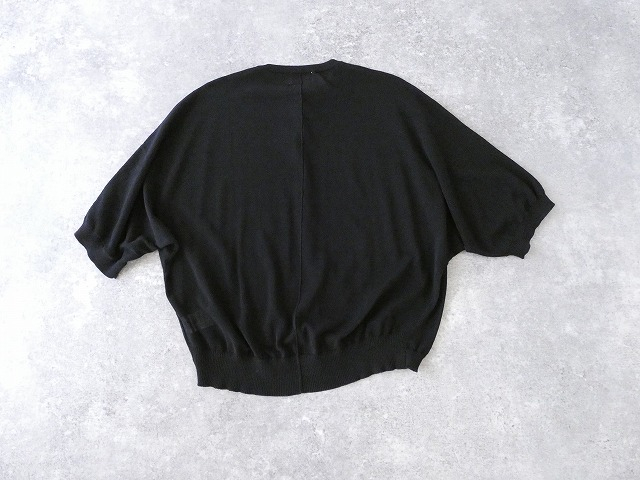 maomade(マオメイド) ヘルシーヤーンハーフスリーブクルーネックカーディガンの商品画像12