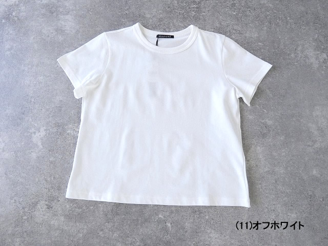 mizuiro ind(ミズイロインド) ベーシッククルーネックTシャツの商品画像10
